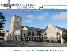 Tablet Screenshot of christchurchcathedralbahamas.com